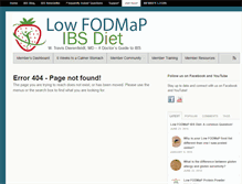 Tablet Screenshot of lowfodmapibsdiet.com